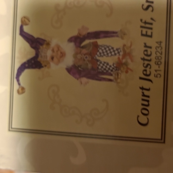 Mark Roberts Court Jester elf sm - Picture 7 of 8